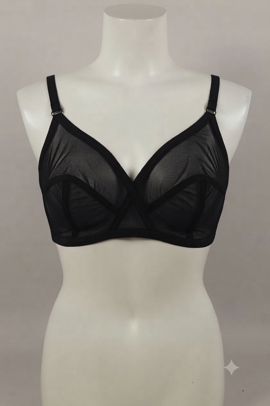 Pixy Premium Mesh Net Bra – Breathable & Elegant Everyday Lingerie