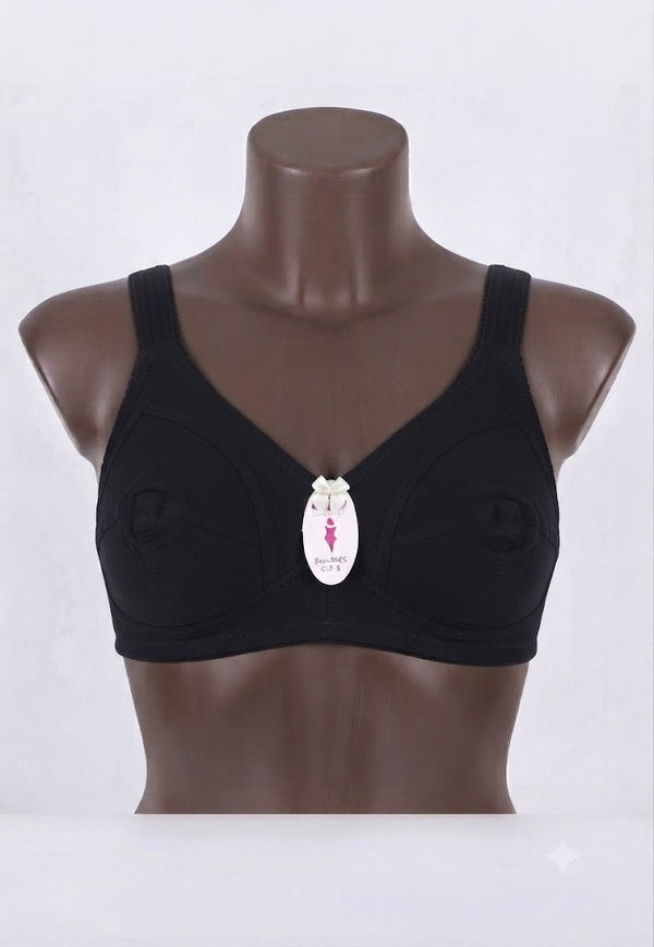 Premium Cotton Bra For Daily Wear  -Support Bra – Breathable Fabric with Elastic Straps (Multiple Colors)