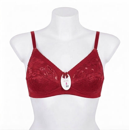 Premium Lace Everyday Bra – Elegant Support for Daily Wear, 4-Color Collection