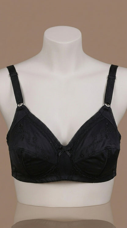 Premium Embroidered Everyday Comfort Bra - Available in Multiple Colors