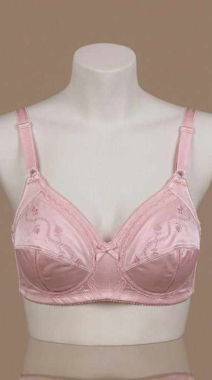 Premium Embroidered Everyday Comfort Bra - Available in Multiple Colors