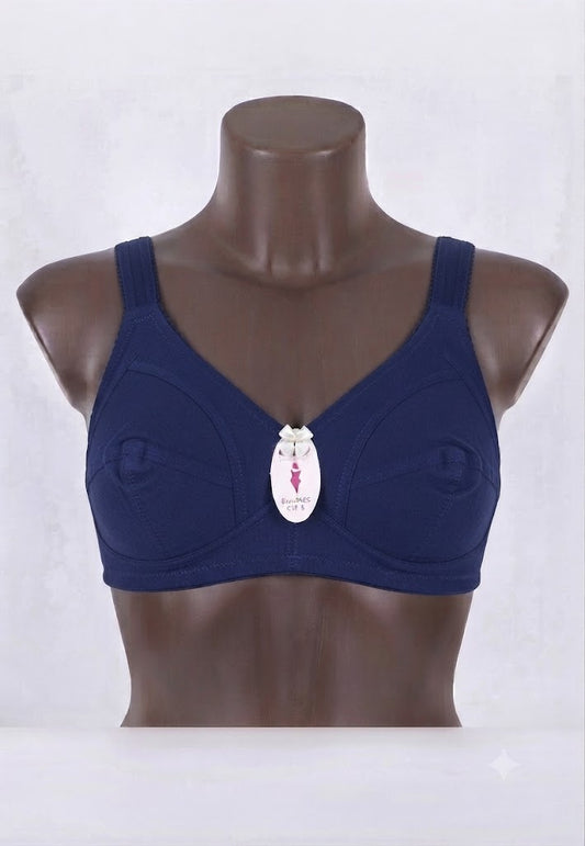 Premium Cotton Bra For Daily Wear  -Support Bra – Breathable Fabric with Elastic Straps (Multiple Colors)